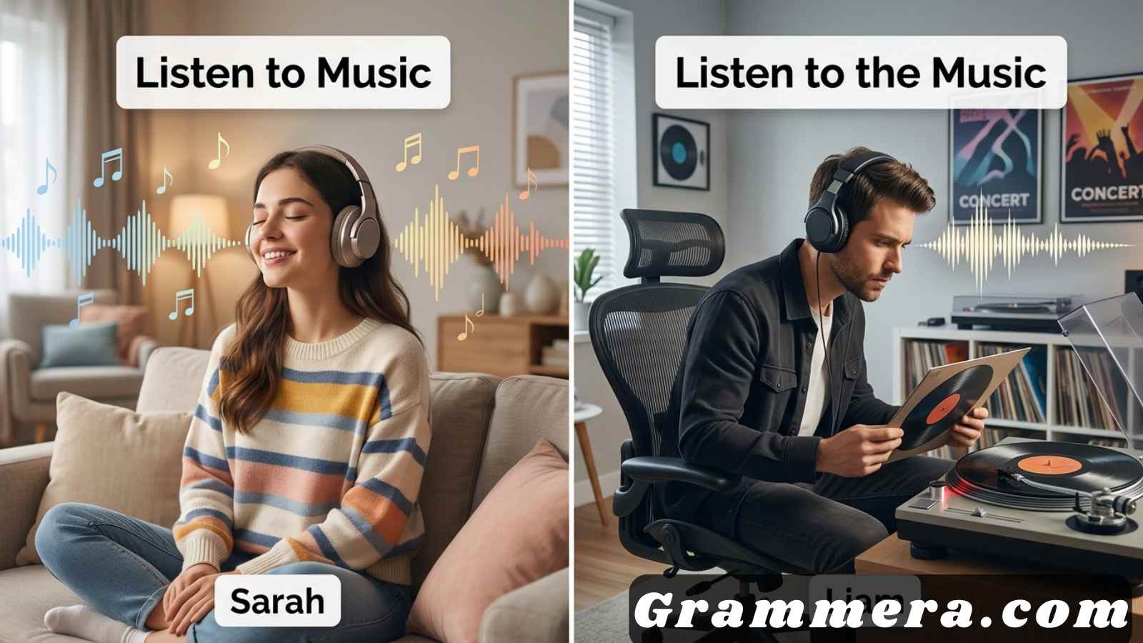 Listen to Music vs Listen to the Music